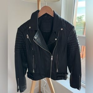 All Saints Pipin Leather Jacket